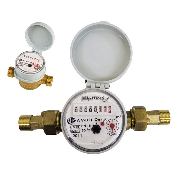 Single-Jet Cold Water Meter 3/4" BSP (20mm) with Pulse