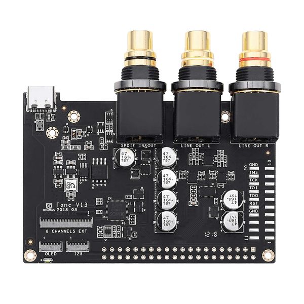 DAC Board Khadas Tone1 Hi-Res Tone Board Audio Board for VIM, PC, SBC Audiophile DIY HiFi DIY Soundboard (Universal Version)
