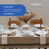 Mikasa Chalk Porcelain Oval Pie Dish, 18cm, Labelled