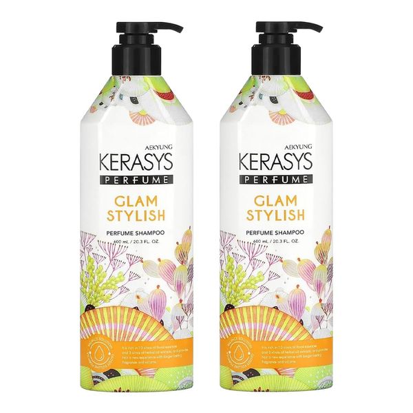 Kerasys Perfume Glam Stylish 20.3 fl oz / 600 ml (Shampoo, 2-Pack)