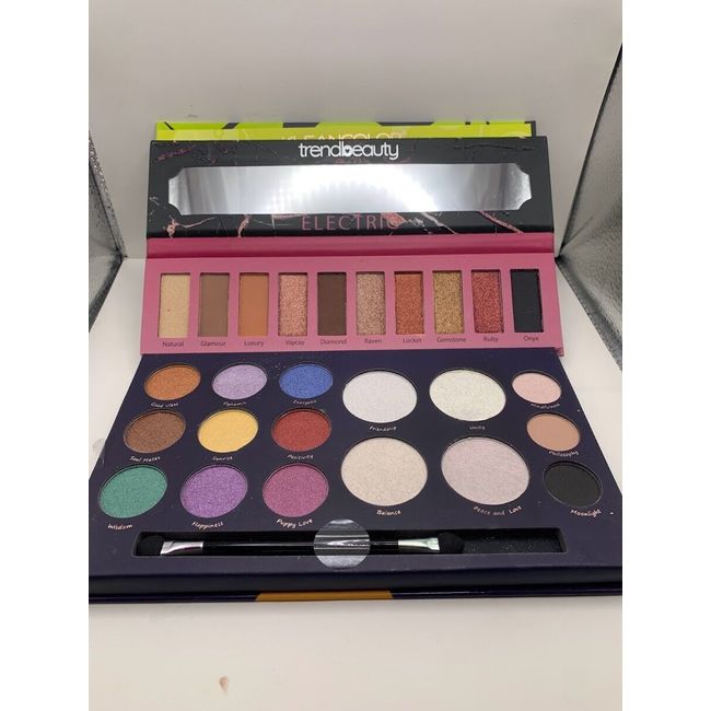 Trendbeauty Electric + Kleancolor Pretty in Harmony Eyeshadow Palettes(Set of 2)