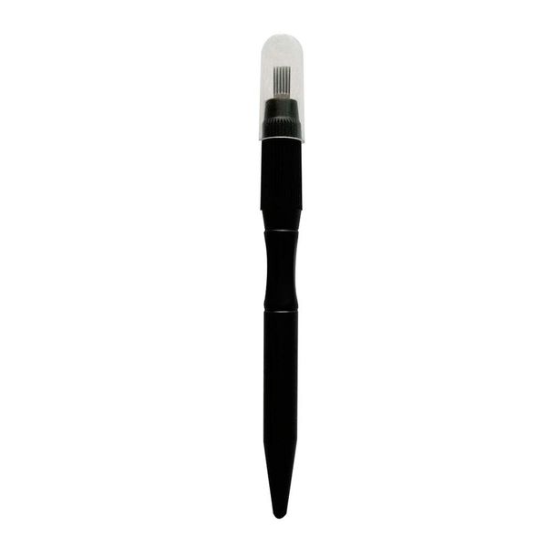 ZUSING Disposable Microblading Pen With Flat Microblading Needles Microblading Shading Pen 10 pcs/pack (Black)