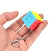 Key Chain Magic Cube Cute Stylish 3x3x3 Key Chain Magic Magic Cube Keychain Classic (Classic Logo Included)