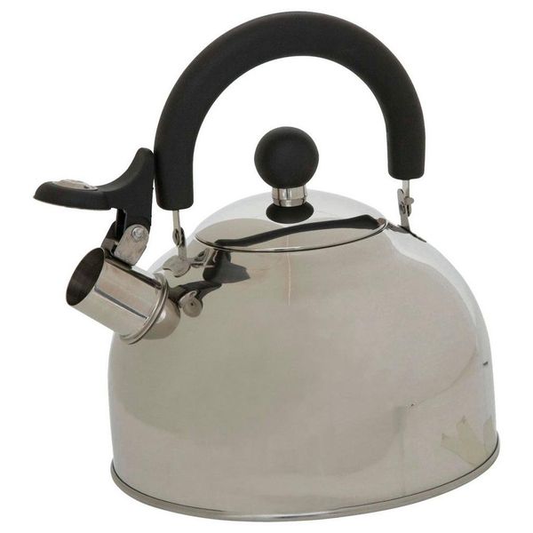 Vango 2 Litre Camping Kettle Camping Cooking Equipment, Silver, One Size