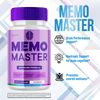 (5 Pack) Memo Master Nootropic All Natural Formula Brain Supplement 300 Capsules