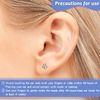 12 Pieces Ear Piercing Kit Disposable Nose Piercing Gun Portable at Home Ear Piercer with Pierced Earrings Self Ear Pierce Kit Household Body Piercing Tools with 12 Pieces Ear Studs for Men Women