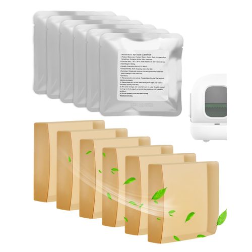 Cunina 6-Pack N50 Odor Eliminator Refill Compatible with PuraMax 2 Fit for Purobot MAX PRO Automatic Self Cleaning Litter Box, Cat Litter Freshener for Home Toilet