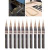 CESFONJER 10 PCS Carbide PCB Engraving Bit CNC Router Engraving Bit Tool Set 0.1mm 15°