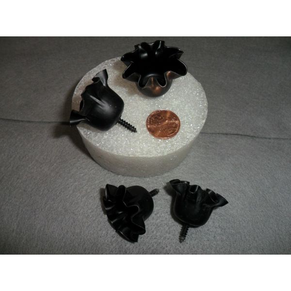 Vintage Black Metal Tapper Candle Holders for Crafts