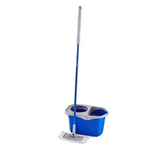 Microfiber Flat Spin Mop and Bucket