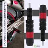 Rubonarie Muffler Guard Engine Guard Muffler Slider Protector M8 2pcs (Red)