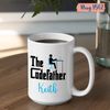Personalized The Codefather Coffee Mug with Name, Web Development Tea Cup, Computer Science Mug, Custom Coder Gift for Graduation, Birthday, Python Developer Mug, White Ceramic Cup 11oz or 15oz