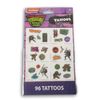 Turtles Raphael, Leonardo, Donatello, Michelangelo Ninja Temporary Tattoos - 96 Count