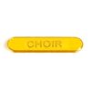 Emblems-Gifts Choir Badge ideal for schools (Yellow)