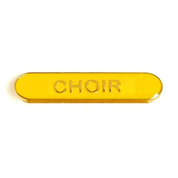 Emblems-Gifts Choir Badge ideal for schools (Yellow)