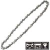 SPARES2GO 18" 60 Drive Link Chain for McCulloch Chainsaw