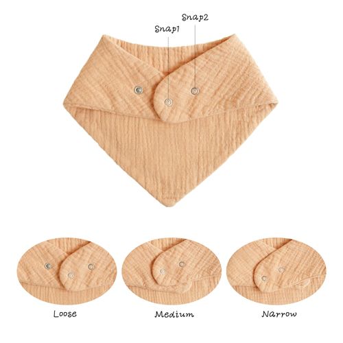 Konssy Muslin Baby Bibs 10 Pack Baby Bandana Drool Bibs 100% Cotton for Unisex Boys Girls,10 Solid Colors Set for Teething Drooling