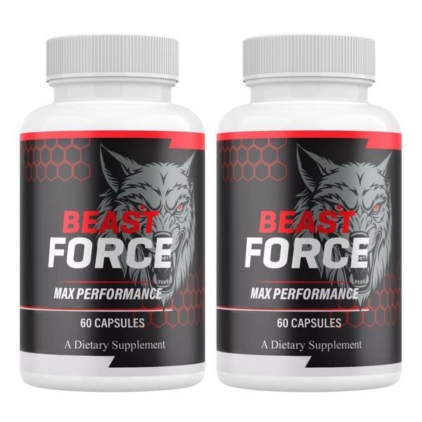 ( 2 Pack ) Beast Force Pills BeastForce Maximum Performance Formula