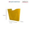 Deflecto 6-Pack Yellow A4 Wall Mounted Document, Sign, Leaflet, Poster, Menu Holder