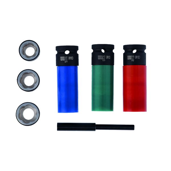 Laser 7920 Wheel Nut & Bolt Extractor Socket Set 7pc