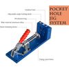 Pocket Hole Jig Kit Woodworking Drill Joinery Screw Angle Tool Carpentry Jig Bit
