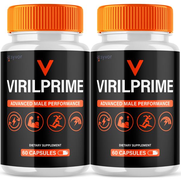 Viril Prime for Men Advanced Vitality Support Formula Supplement 120 Capsules