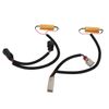 1 Pair Taillight Conversion Adaptor, Tail Light Conversion Harness LED Taillight Conversion Adaptor Wiring Connector for LTZ 2016‑2018