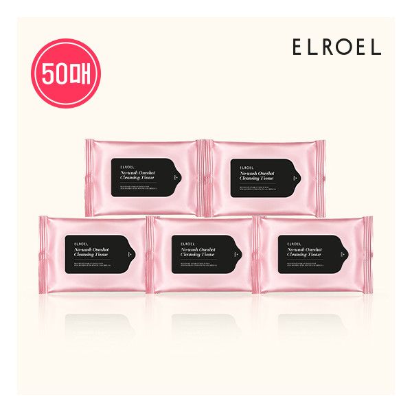 Lloel No Wash One-Shot Cleansing Tissue (10ea) 5sets