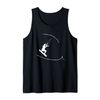 Kiteboarding, Kitesurfing Silhouette Tank Top
