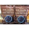 2 Pack Trader Joe's Dark Chocolate Covered Mini Pretzels