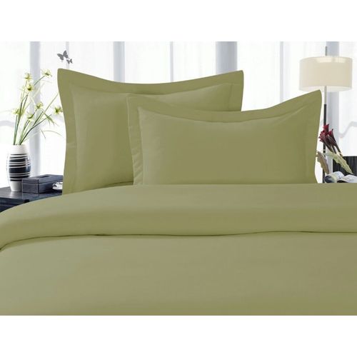 Elegant Comfort 1500 Thread Count Wrinkle Resistant Ultra Soft Luxurious 3-Piece Bed Sheet Set Deep Pocket Up to 16"- Many Size and Colors, Twin/Twin XL Green