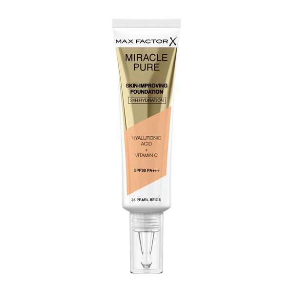 Max Factor Miracle Pure Foundation, Pearl Beige 35