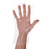 Hygonorm HDPE Handschuh, L transparent,gehämmert,geblockt