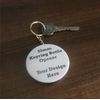 WAIT WHAT? GREEN ON BLACK BACKGROUND - 55mm Keyring Bottle Opener