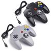 miadore 2x Retro 64-bit N64 USB Controller Gamepad Joystick, Classic Wired N64 USB PC Game Controllers for Windows Mac Raspberry