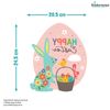 Stickerscape Easter Window Stickers (Happy Easter - Reversed) | Easter Window Decal, Spring Window Decor, Spring Window Stickers | Easy to Apply, Cleanly Removable and Repositionable