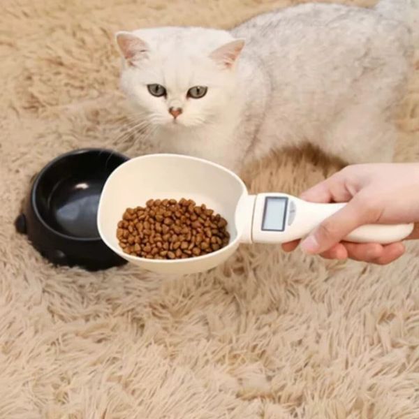 Spoon Scale, Pet Food Measuring Scoop, Electronic Pet Food Measuring Spoon