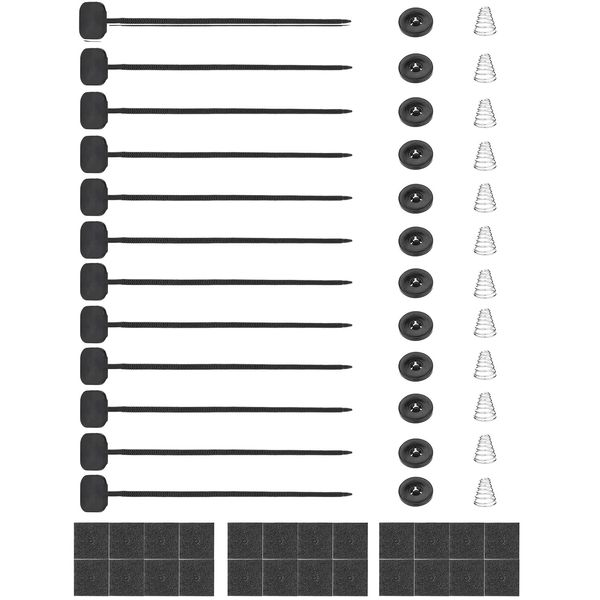 3 Set Fan Mounting Kit, Electric Radiator Fan Ties Straps Mounting Kit for Car V