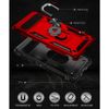 for Pixel 7a Case, Google Pixel 7A Phone Case with HD Screen Protector, [Military Grade 16ft. Drop Tested] Ring Shockproof Protective Phone Case for Google Pixel 7a,Red