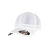 Flexfit Unisex 360 OMNIMESH Cap Baseballkappe, White, S/M