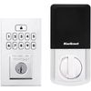 Kwikset 9260CNT-514S Contemporary SmartCode Keypad Electronic Deadbolt SmartKey Matte Black Finish