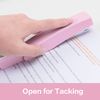 Deli Stapler, Desktop Stapler, 2 Pack, Office Stapler, 25 Sheet Capacity, Includes 2000 Staples and 2 Staple Removers, 2 Pack,Pink
