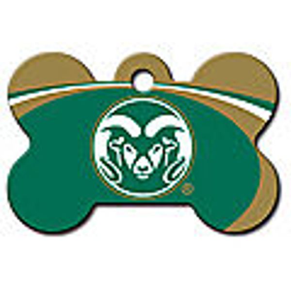 NCAA CSU RAMS COLLEGE TEAM PERSONALIZED PET ID TAG