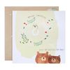 Hallmark Engagement Congratulations Card - Contemporary Bear Illustration Design