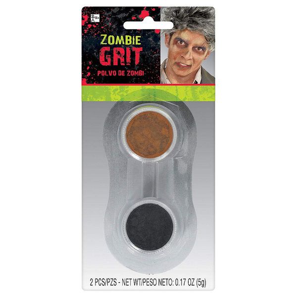 Zombie Grit Makeup Kit - 0.17 oz, Brown/Black - 2 Pcs.