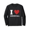 Medicine Ball Exercise Long Sleeve T-Shirt