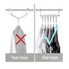 Stainless Storage Space Saving Organizer Cascading Closet Clothes Hanger 8