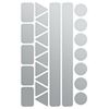 Kilter Highly Reflective Safety Stickers - 24 Pack - Silver