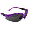 Global Vision Safety Shop Glasses (Purple Frame/Smoke Lens)