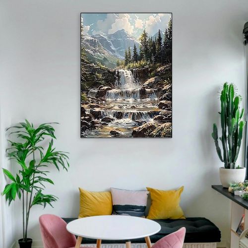 EIBEILI Diamond Painting Kits for Adults, 4 Pack Landscape Diamond Art Kits for Beginners DIY 5D Full Drill Forest Sunset Scenery Diamond Dots Gem Art and Crafts for Home Wall Decor 12x16 Inch